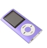 Generic 4th 1.8’’ screen MP4 video Radio music movie player SD/TF caPP (Purple) DNSHOP