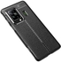 For Xiaomi Black Shark 5 Pro , Litchi Carbon Fiber Case - Anti-Shock - Black