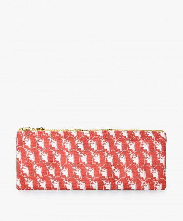 Lady Red Pencil Case
