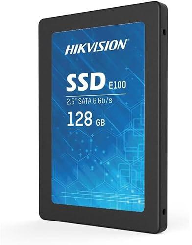 Hikvision e100 2.5'' ssd 128gb, internal solid state drive disk storage for laptop desktop, up to 550 mb/s 3d nand sata iii 2.5 inch