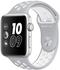 Apple Watch Nike+ - 42mm Silver Aluminium Case with Flat Silver & White Sport Band, MNNT2AE/A - iOS 3
