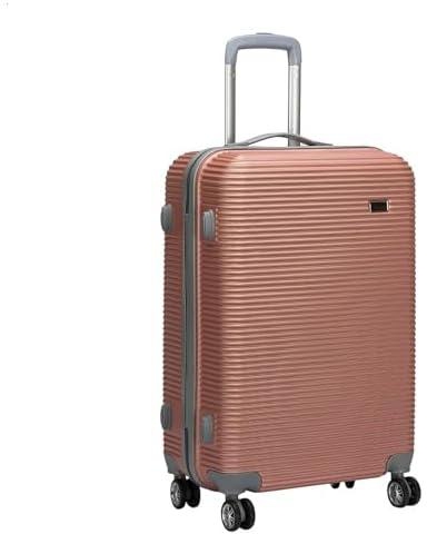JB Luggage Trolley Travel Bag, Size 24 - Rose Gold