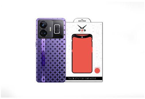 OZO Skins Ozo Ray skins Transparent gradient Cross PATTERN (SC524GCP) (Not for black phones) For Realme GT5