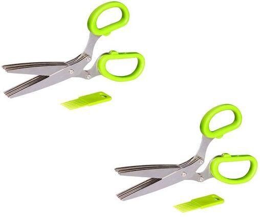 Set of 2 Multifunction 5 Layer Scissors