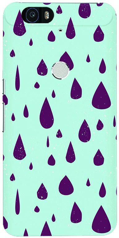 Stylizedd Google Nexus 6P Slim Snap Case Cover Matte Finish - Hard Rain