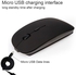 Generic Rechargeable Wireless Mouse Gaming 1200 DPI 2.4G Gamer Silence Built-in Battery For PC Laptop Computer Gaming LANGG