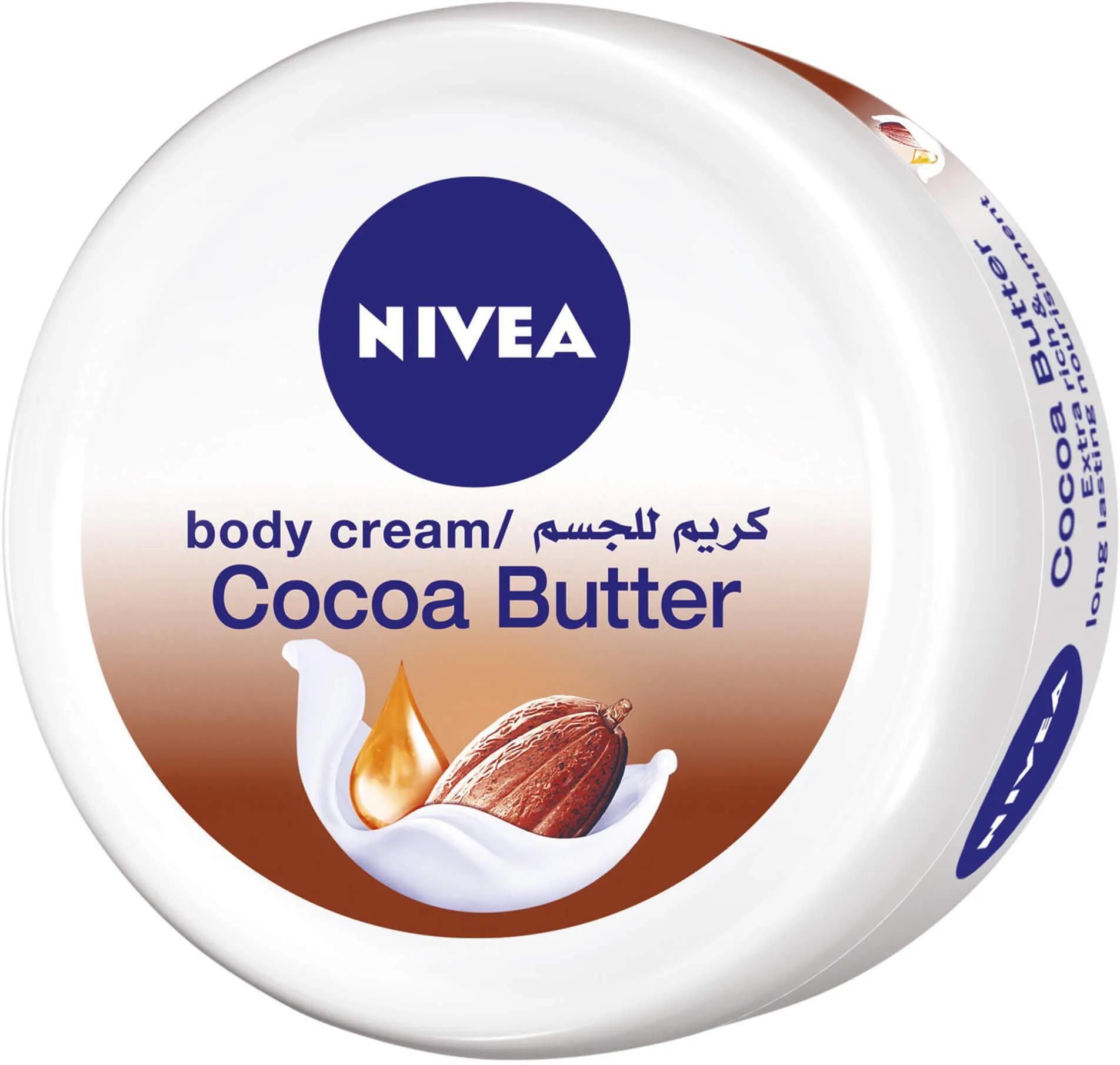Nivea | Cocoa Butter Body Cream, Vitamin E, Dry Skin Jar | 200ml