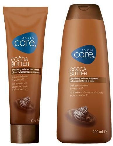 Avon Care Cocoa Butter Moisture Hand Cream and Body Lotion