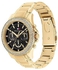 Tommy Hilfiger Haven Women's Black Dial Ionic Plated Thin Gold Steel Watch - 1782676