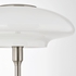 TÄLLBYN Table lamp - nickel-plated/opal white glass 40 cm