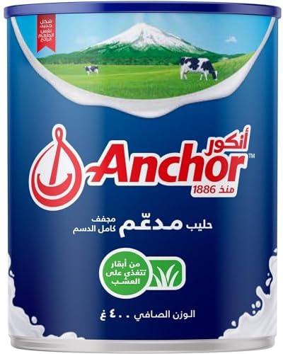Anchor Fortified Full Cream Milk Powder From Grass Fed Cows, 400 g (Tin)