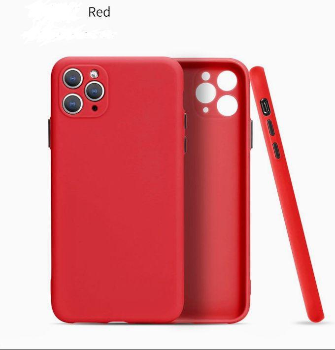 Silicon Protective Back Case For Iphone 11 Pro Max - Red