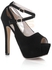 883 Women's  Pump With Suede and Double Buckle Design