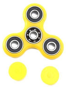 Generic  Thumb Imagethumb Image Hand Spinner EDC Finger Toy For ADHD Autism Learning-Yellow