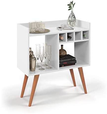 Sideboard Buffet Industrial Office Entrance Hall RUBI White - Quality Furniture