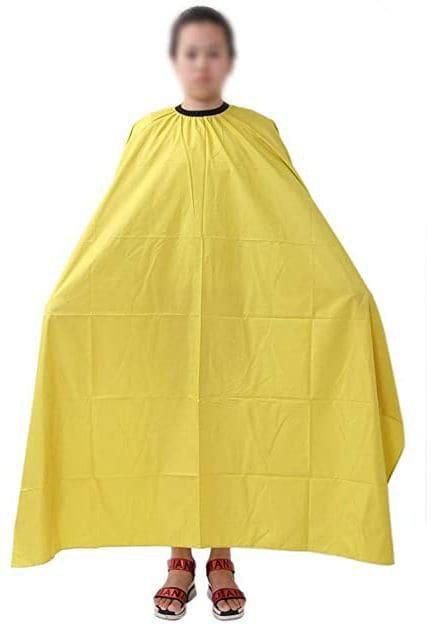 Waterproof Gown Hair Cutting Gown Cutting Salon Apron Hairdressing, Yellow