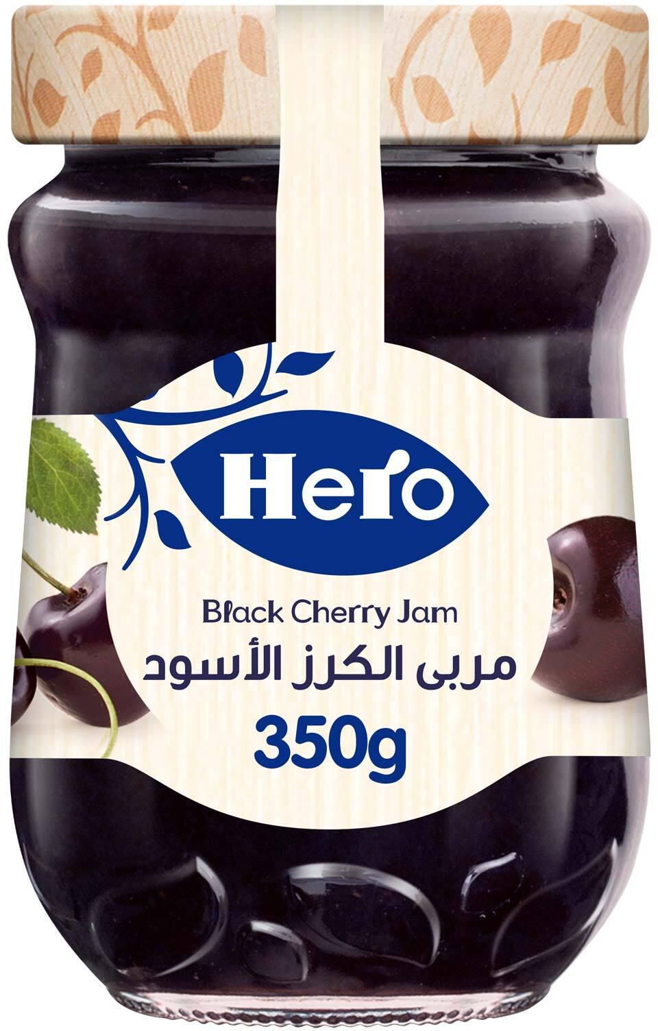 Hero Black Cherry Jam - 350 gram