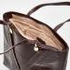Sasha Textured Shopper Bag with Twin Handles and Zip Closure
