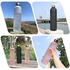ShebSheb Water Bottle 1L with Time Marker to Drink, Reusable Plastic Bottle with BPA Free for Gym and Sports
