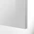 METOD Corner base cabinet with shelf, white/Ringhult light grey, 128x68 cm - IKEA