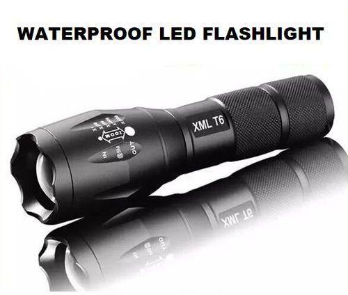 Powerful Military Tactical Rechargeable LED Torch Flashlight - Waterproof