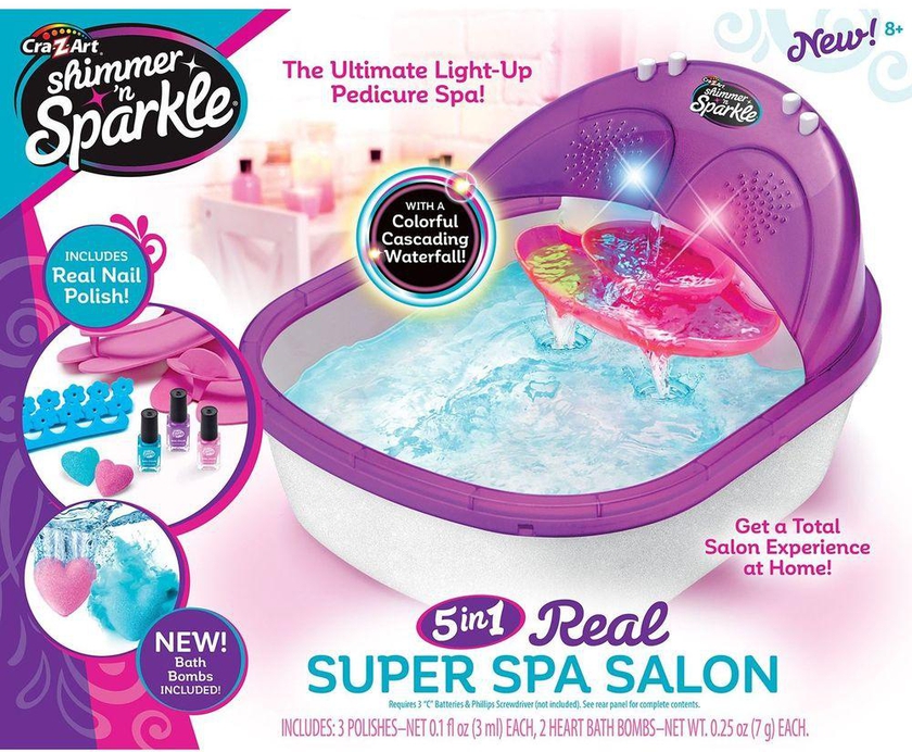 Shimmer 'n Sparkle 5-in-1 The Real Super Spa Salon Playset