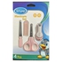 True Manicure Set - Scissors & Clipper Pink 4pcs