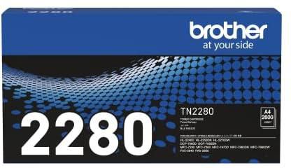 Brother Genuine TN2280 High Yield Black Ink Printer Toner Cartridge, Prints up to 2,600 pages