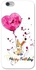 Happy Birthday Printed Back Cover For iPhone 6 - White