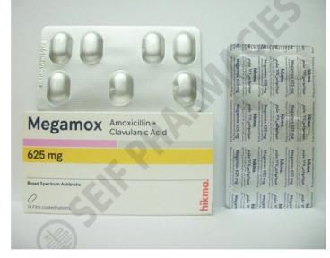 MEGAMOX 625 MG 14 TAB