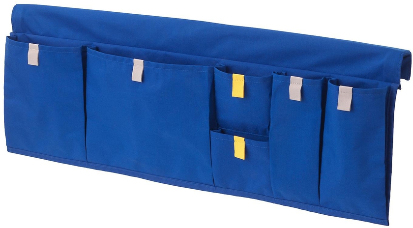 MÖJLIGHET Bed pocket - blue 75x27 cm