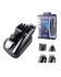 Kemei 8 in1 Professional Multi-function Rechargeable Shaver - Black