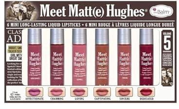 the balm meet matte hughes vol. 5(6mini long-lasting liquid lipsticks )