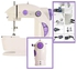 Sewing Portable Mini Sewing Machine White/Purple