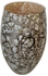 Melon Glass Vase, Olive Color