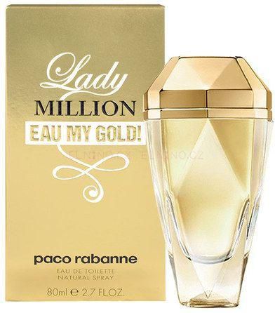 Lady Million Eau My Gold by Paco Rabanne for Women - Eau de Toilette, 80ml
