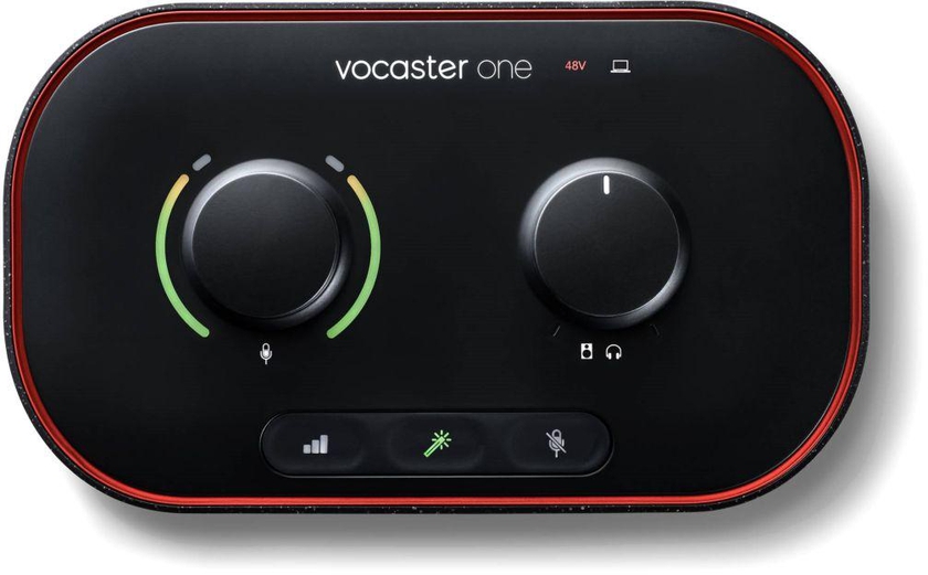 Focusrite Vocaster One Podcast Interface Black