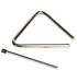 Metal Triangle Musical Band Percussion Instrument + Stick - Silver