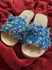Slippers Glitter For Kids Medical & Comfortable Leather Flat - Blue
