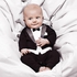 Baby Boss-Baby Boy Tuxedo Romper And Jacket