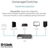 D-Link 24-Port 10/100 Unmanaged Desktop or Rackmount Switch (Des-1024D), Black