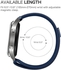 Elite Stainless Steel Loop Strap Wrist Band For Fossil Watches 22mm - Navy Blue