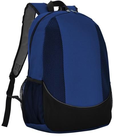 Laptop Backpack by Wunderbag (Black/Blue)