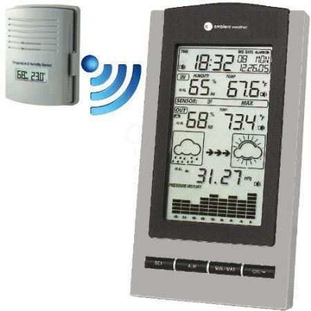 Wireless Advanced Weather Station with Temperature, Dew Point, Barometer and Humidity