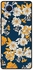غطاء حماية واق بنمط زهور وأوراق بيضاء و صفراء اللون لهاتف هواوي نوفا 9 متعدد الألوان
