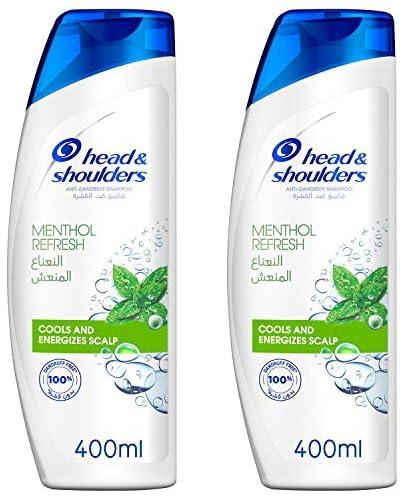 Head & Shoulders Menthol Refresh Anti-Dandruff Shampoo 400ml Dual Pack