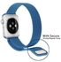 Replacement Wrist Strap For Apple Watch Series SE/6/5/4 44mm And 3/2/1 42mm Blue