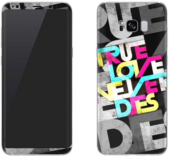 Vinyl Skin Decal For Samsung Galaxy S8 True Love Never Dies