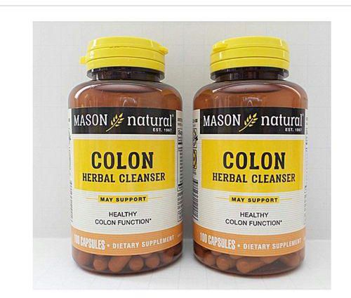Mason Natural Colon Herbal Cleanser Healthy Colon Fun Ction 100caps