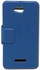 حافظة بنافذة عرض وبحامل لاجهزة اتش تي سي 616 ‫(ازرق)